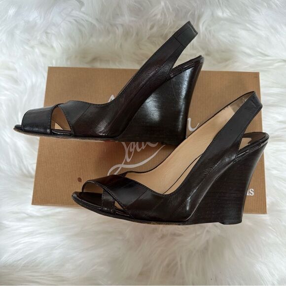 Vintage Louboutin Wedges - Picture 10 of 14